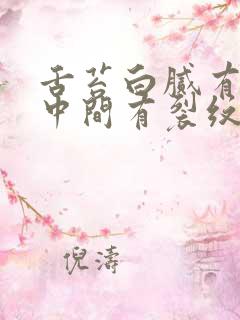 舌苔白腻有齿痕中间有裂纹