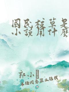 国民校草是女生小说用什么app可以免费