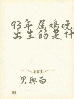 93年属鸡晚上出生的是什么命