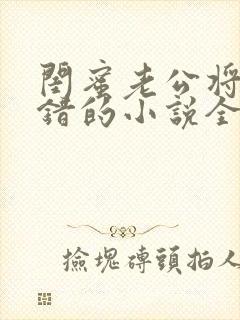 闺蜜老公将错就错的小说全文阅读