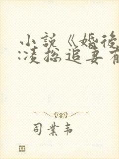 小说《婚后心动:凌总追妻有点甜》