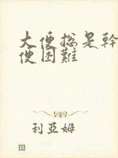 大便总是干燥排便困难