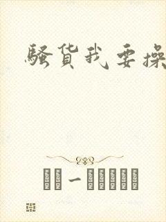 骚货我要操死你