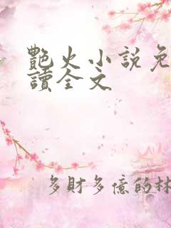 艳火小说免费阅读全文