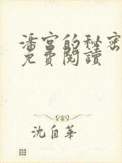 潘宫的秘密小说免费阅读