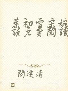 叶初雪宋婉琳小说免费阅读最新章节