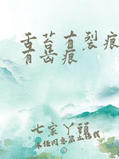 舌苔有裂痕边缘有齿痕