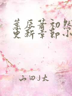 叶辰萧初然最新更新章节小说