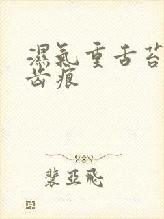 湿气重舌苔白有齿痕