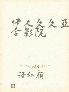 伊人久久亚洲综合影院