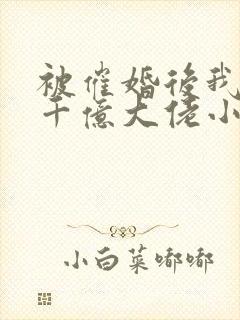 被催婚后我嫁给千亿大佬小说