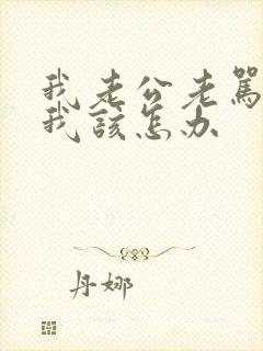 我老公老骂我,我该怎办