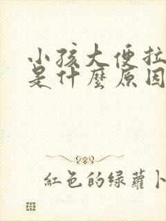 小孩大便拉羊屎是什么原因