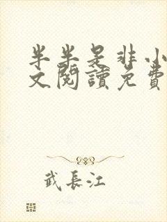 半半是非小说全文阅读免费无弹窗