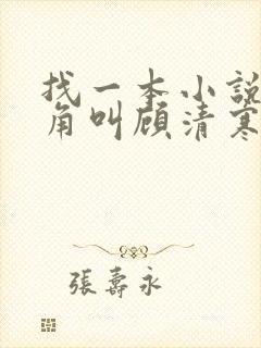 找一本小说女主角叫顾清寒