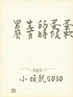 男生的蛋蛋为什么有时候软有时候硬