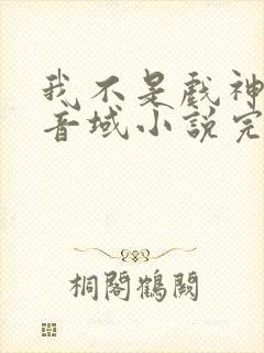 我不是戏神三九音域小说完本