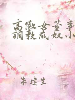 高傲女董事长被调教成奴小说