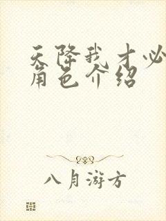 天降我才必有用角色介绍