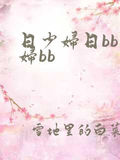 日少妇日bb少妇bb