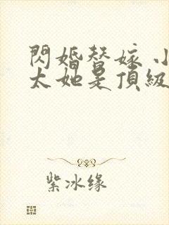 闪婚替嫁 小太太她是顶级大佬免费阅读