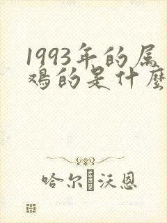 1993年的属鸡的是什么命