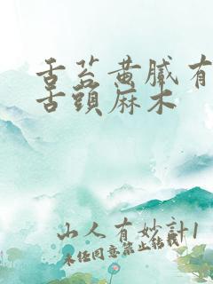 舌苔黄腻有齿痕舌头麻木