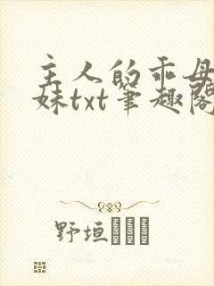 主人的乖母狗妹妹txt笔趣阁视频