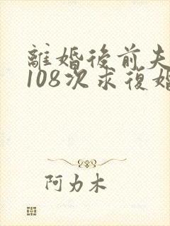 离婚后前夫追我108次求复婚