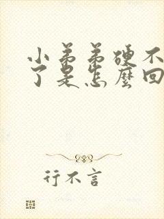 小弟弟硬不起来了是怎么回事