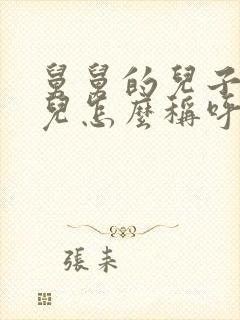 舅舅的儿子的女儿怎么称呼