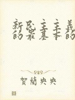 新民主主义革命的最基本的动力是什么