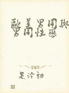 欧美男同与亚洲男同性恋