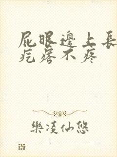 屁眼边上长个硬疙瘩不疼