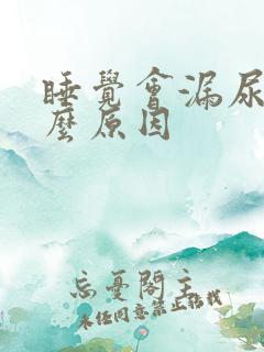 睡觉会漏尿是什么原因