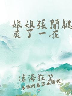 姐姐张开腿让我爽了一夜