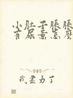 小肚子胀胀的老有尿意怎么回事