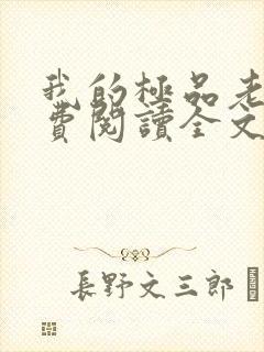 我的极品老婆免费阅读全文小说