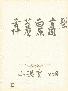 舌苔白有裂痕是什么原因