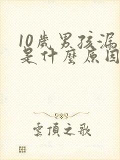 10岁男孩漏尿是什么原因造成的