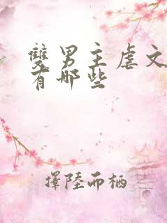 双男主虐文小说有哪些