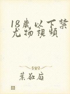 18岁以下禁看尤物视频