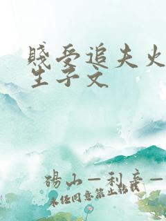 贱受追夫火葬场生子文