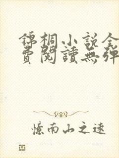 锦桐小说全文免费阅读无弹窗