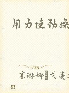 用力使劲操死我