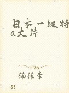 日本一级特黄aa大片