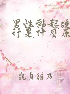 男性勃起硬度不行是什么原因