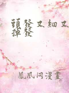 头发又细又软又掉发