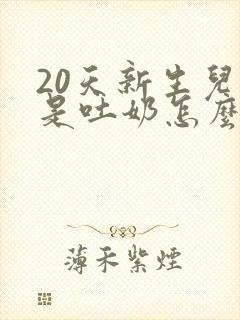 20天新生儿总是吐奶怎么回事