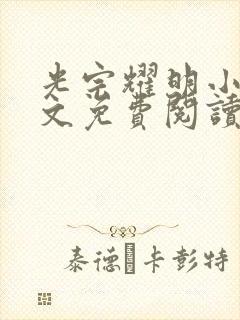 光宗耀明小说全文免费阅读